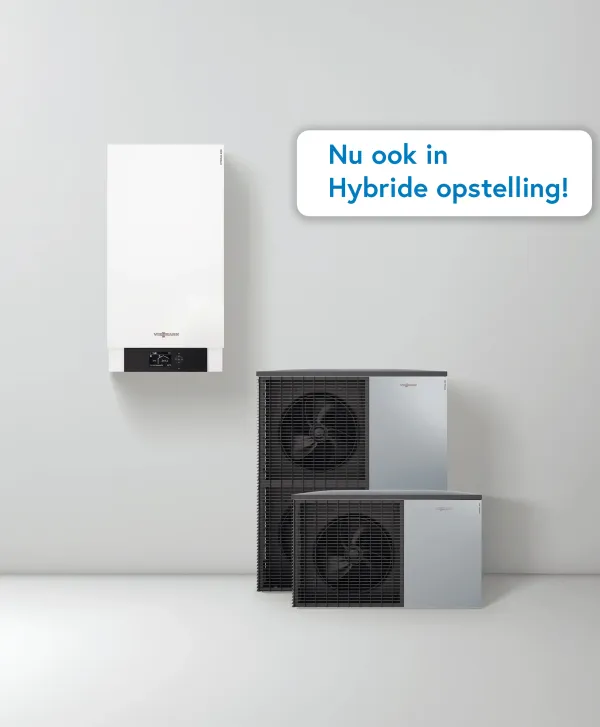 Viessmann Vitocal | 2-Traps | Hybride opstelling | 12-delig | 10kW | 201.A10, lucht/water monobloc main image