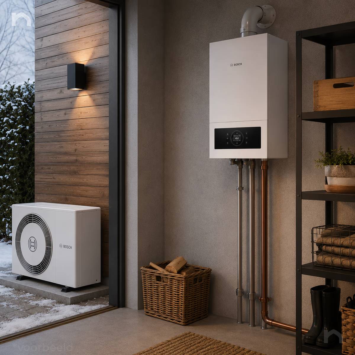 Hoofd foto van de Nefit Bosch Compress 5800i AW 7 hybride flex