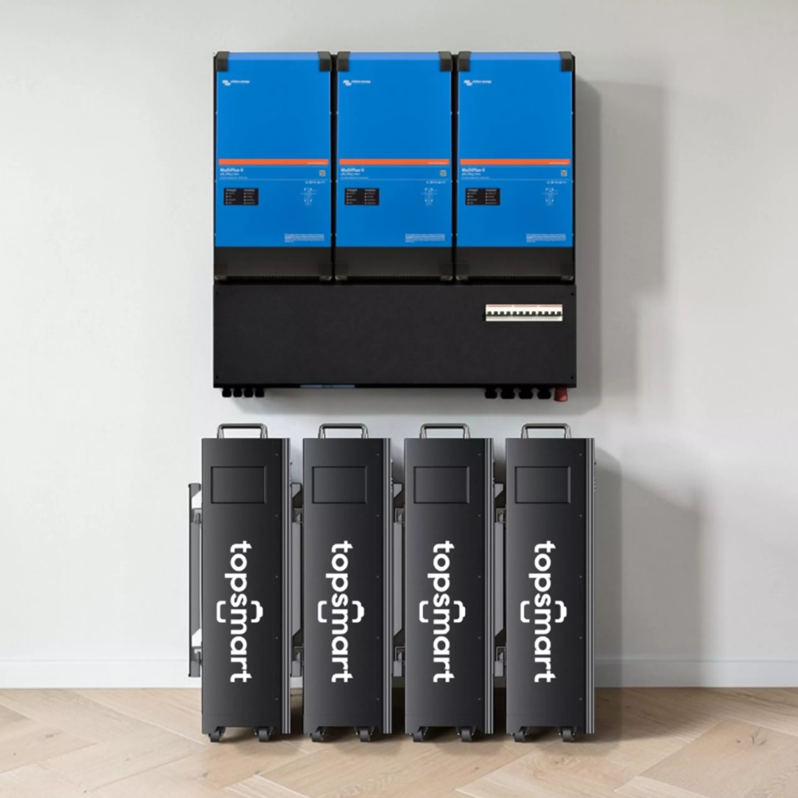 Thumbnail 4 van de Victron Energy MultiPlus-II + TopSmart thuisbatterij 3-fase