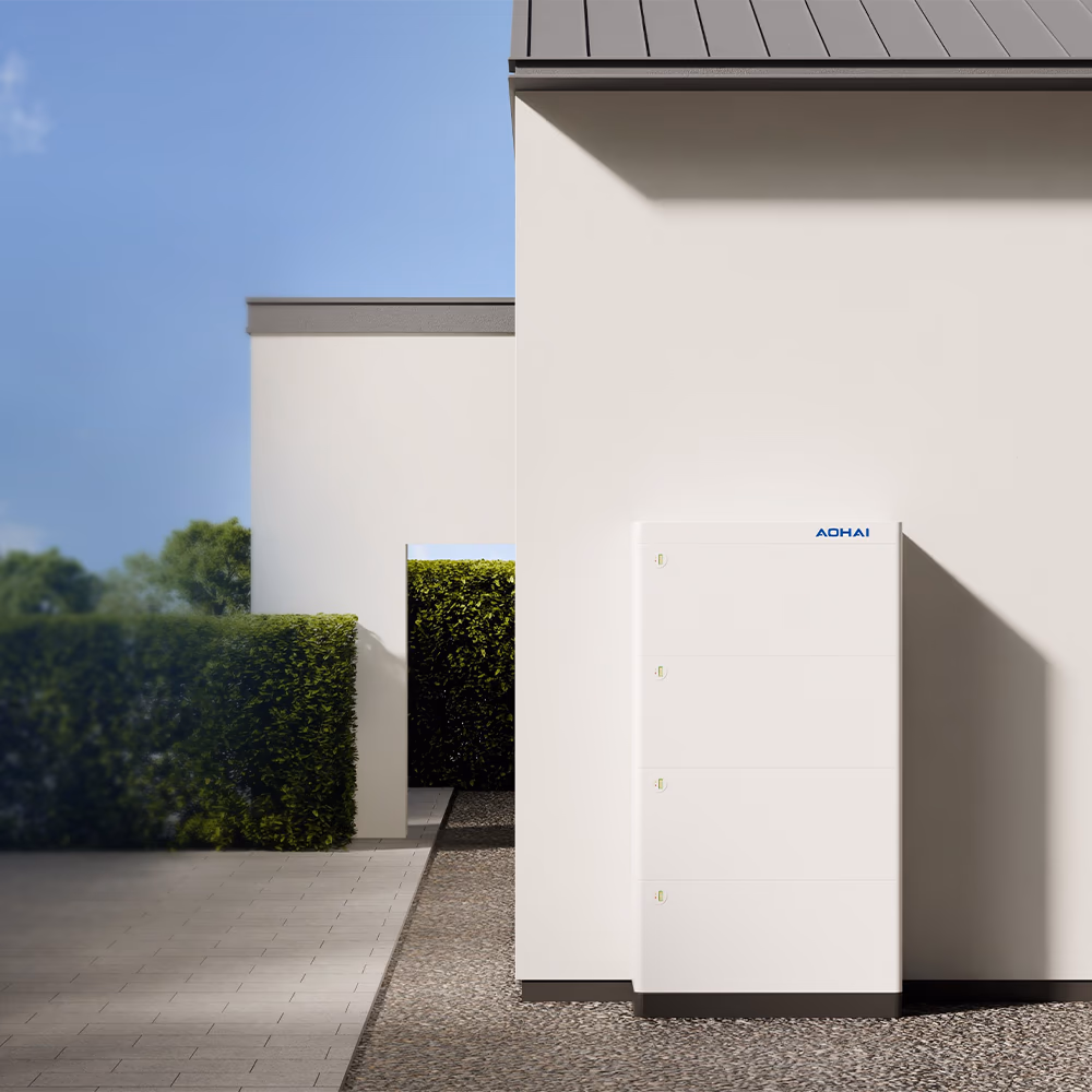 Hoofd foto van de AOHAI Thuisbatterij 5kWh 230v 1-fase met 4,6kW omvormer