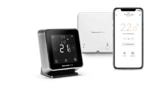 Foto van de Honeywell Lyric T6R Wifi zwart draadloos