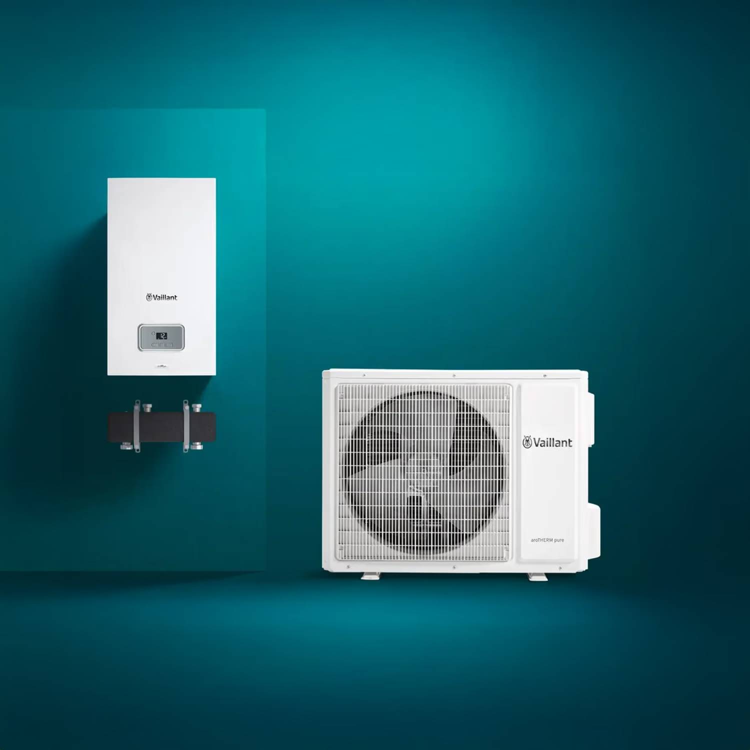 Foto van de  Vaillant aroTHERM Pure | VWL 45/7.2 AS | Hybride warmtepomp