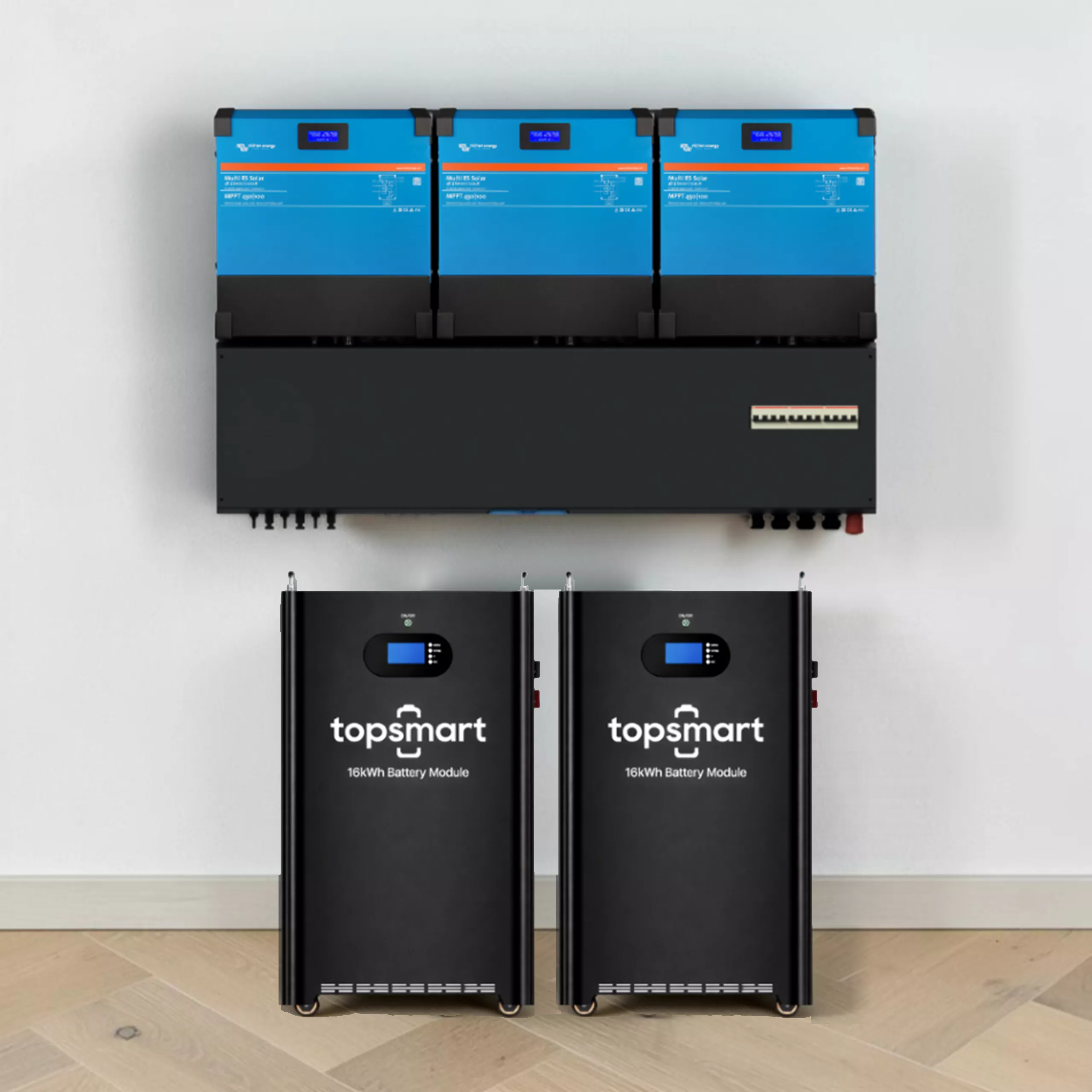Thumbnail 1 van de Victron Energy Multi RS/RS Solar + TopSmart thuisbatterij 3-fase