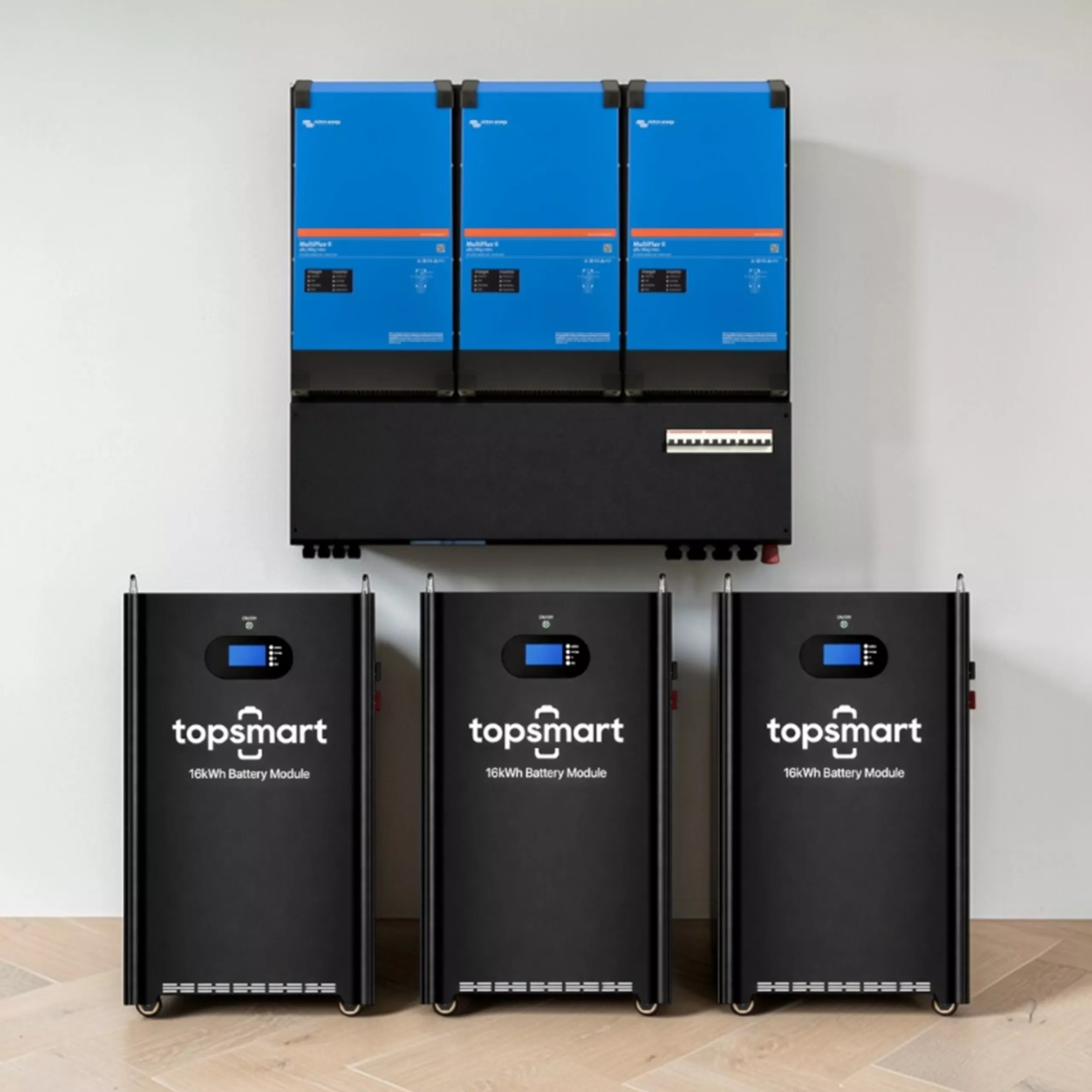 Thumbnail 3 van de Victron Energy MultiPlus-II + TopSmart thuisbatterij 3-fase
