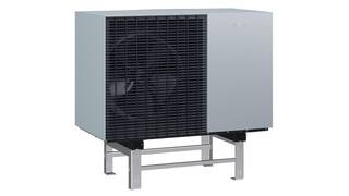 Foto van de Viessmann Buitenunit op aluminium console