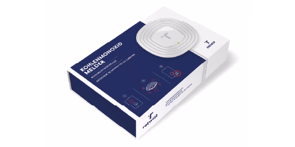 Foto van de NLM Retwist koolmonoxidemelder + montage, schakelt de cv-ketel uit. (sterk aanbevolen)