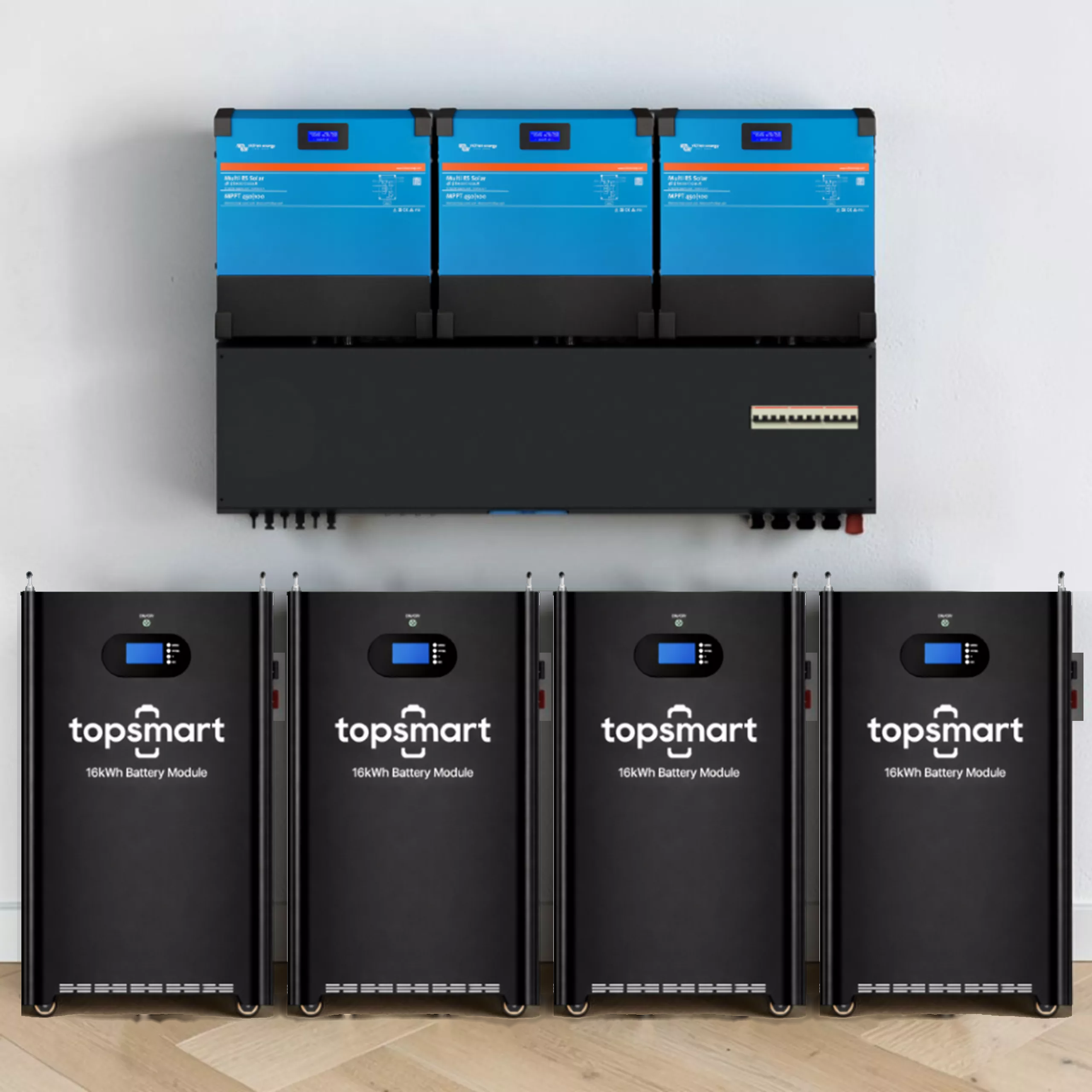 Thumbnail 3 van de Victron Energy Multi RS/RS Solar + TopSmart thuisbatterij 3-fase